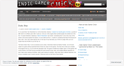 Desktop Screenshot of indiegamerchick.com